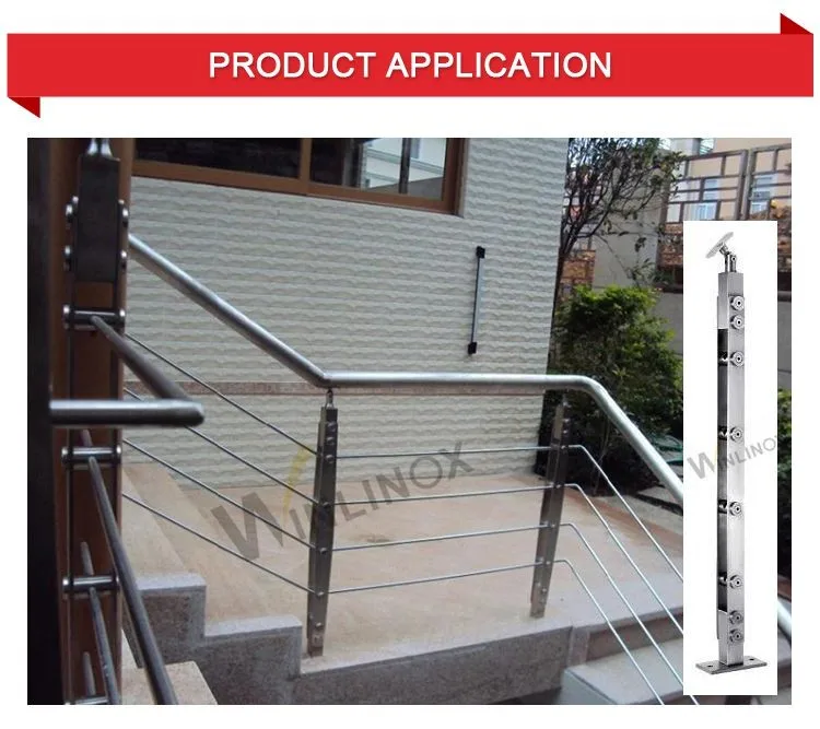 Stainless Steel 304 Outdoor Stair Steps Lowes,Handrail For Outdoor