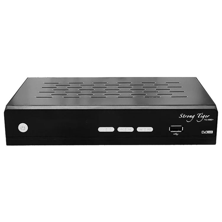 

TG 4980 STRONG TIGER DVB S DVB-S2 with IPTV CCCAM IKS TSHARE TV Box Set Top Box, Black