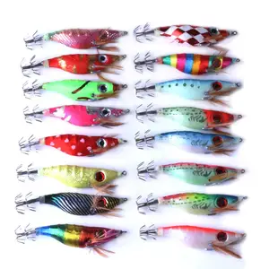 4.0# squid JIG 10cm 9 g luminous shrimp  squid jig hook false shrimp bait fishing lures