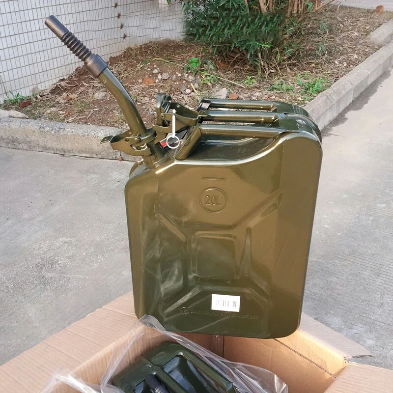 Car Jerry Can Spout Flexible Nozzle Tip Metal Filter Fuel Funnel Petrol