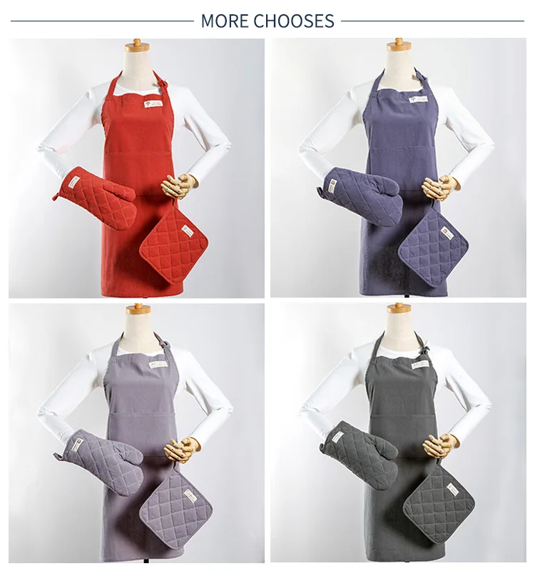 customized oven mitt set