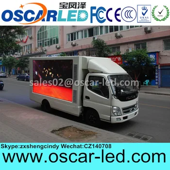 Hot product outdoor advertising led mobile billboard truck for sale for commercial