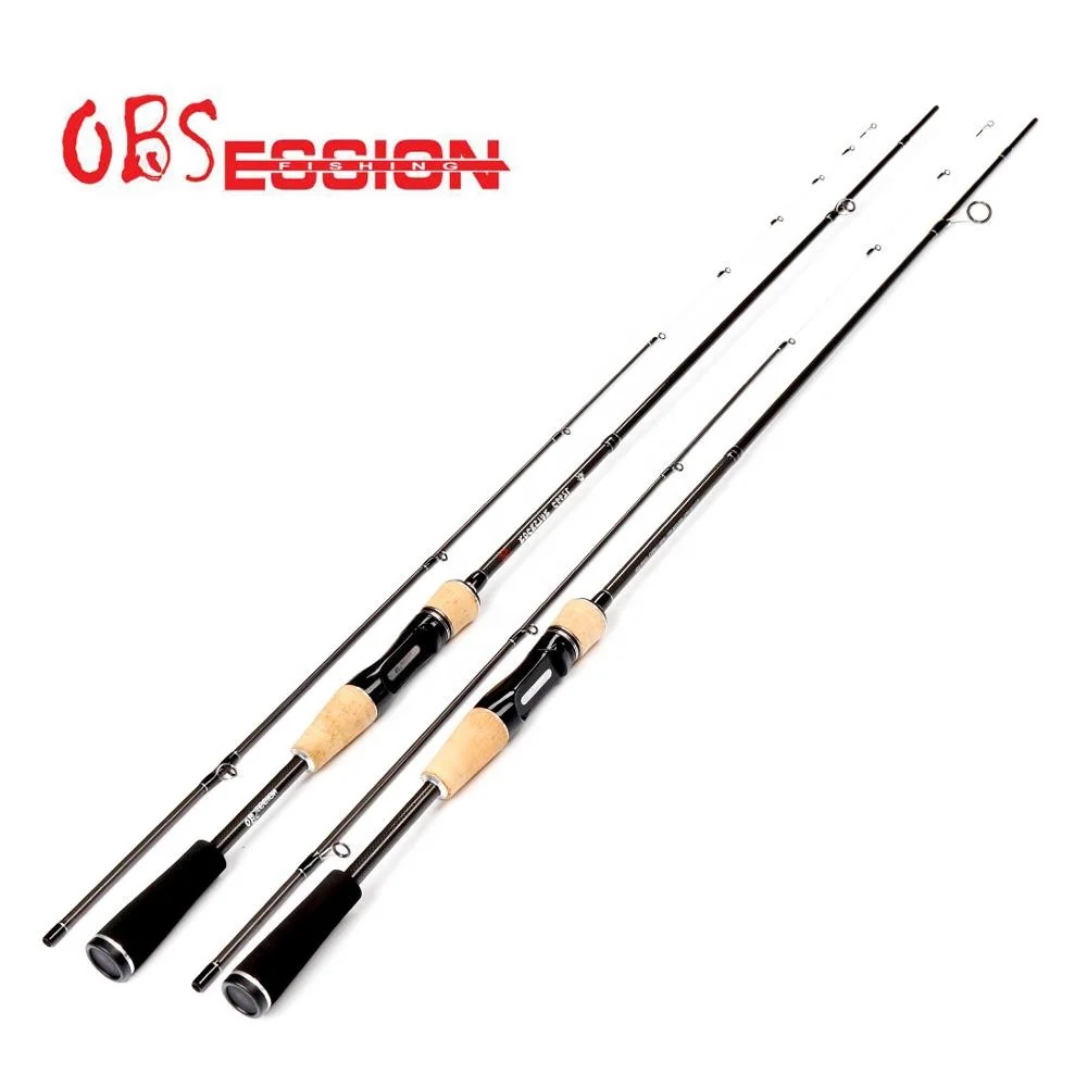 

OBSESSION 2019 new Trout Fishing rod Fuji Guide wholesale China fishing tackle slow jigging rod small fishing game rod, Black or customized
