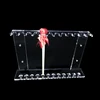 wall mounted 12 holes clear acrylic storage drum hammer rack