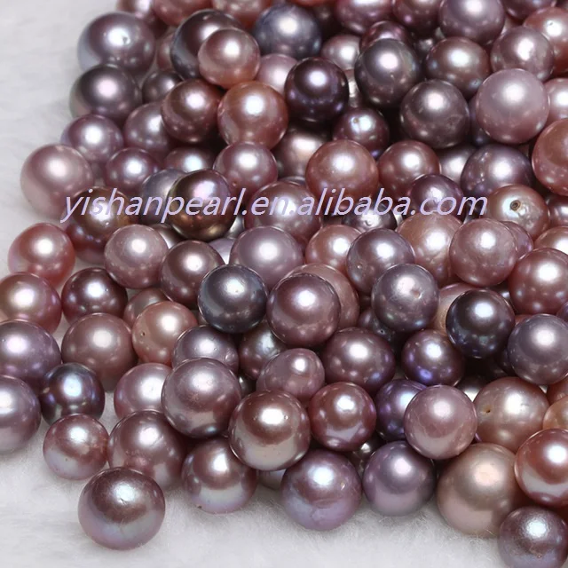 

round natural amazing purple color freshwater loose pearl as a fashion and beautiful gifts