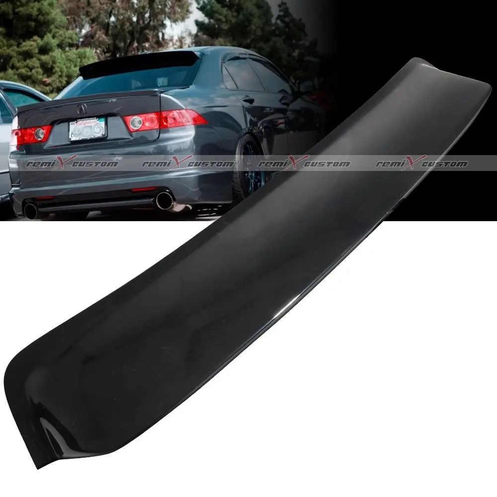 05 06 07 Jr2 For 2004 2008 Acura Tl Rear Window Roof Spoiler Unpainted