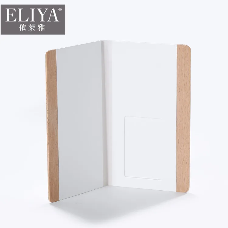 ELIYA white hotel food leather menu book folder