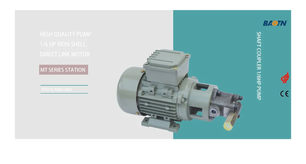 China Baotn Heavy Oil Pump Iron Shell Direct Link Motor Oil Pump