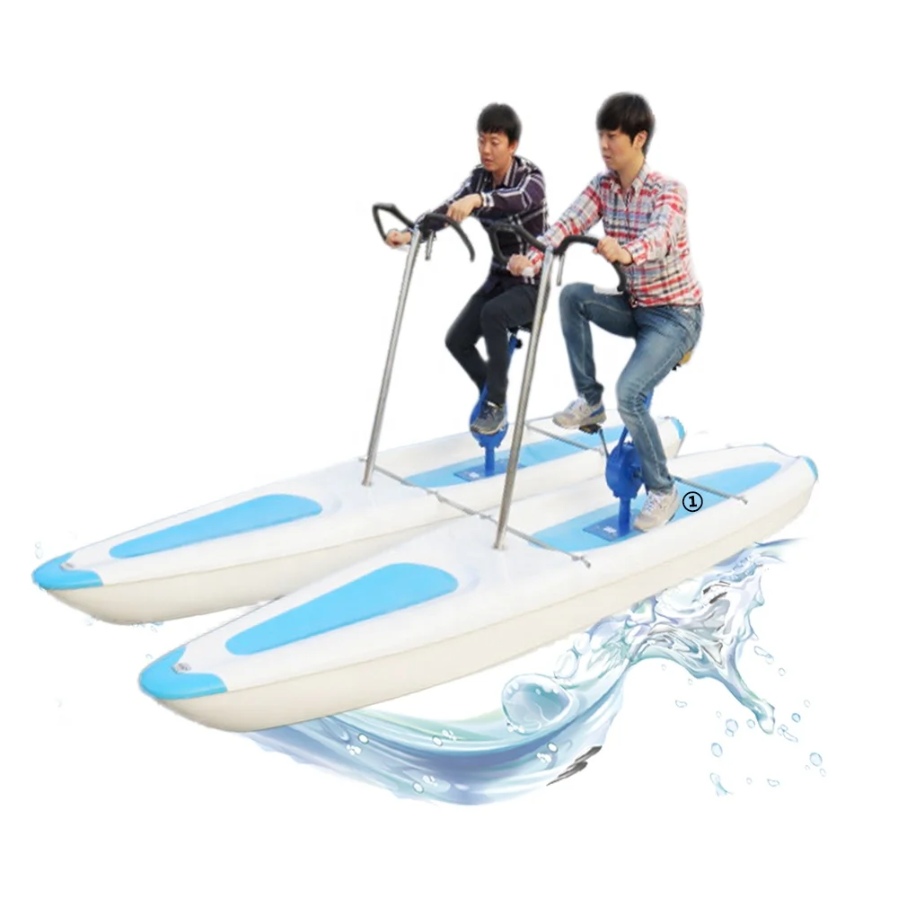 

Water bike water pedal boat (M-031) pedal boat double 2 person fiberglass water play equipment
