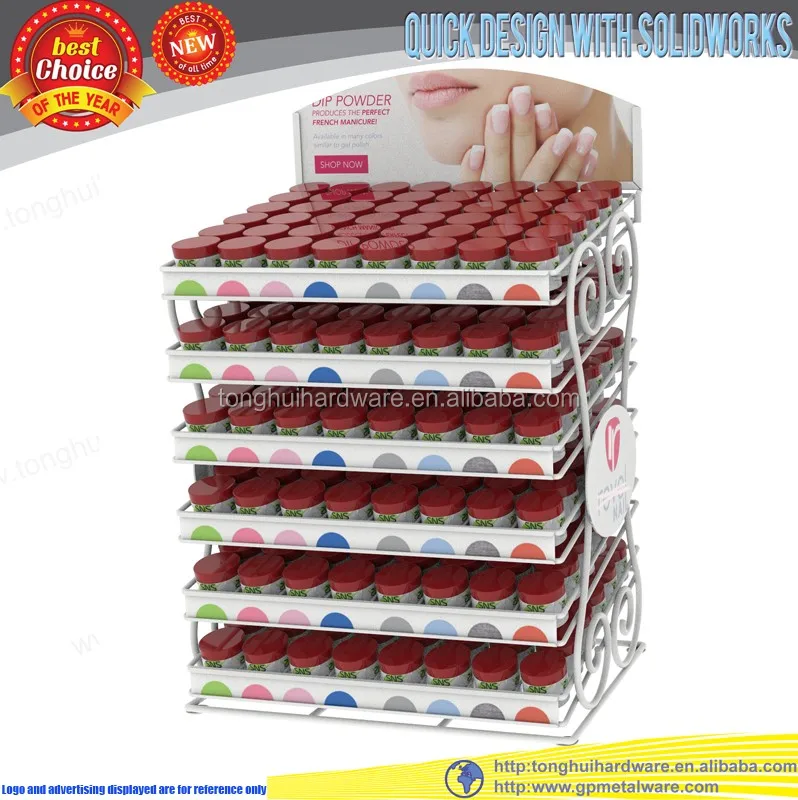 Custom Metal Nail Polish Display Floor Stand Buy Nail Polish Display