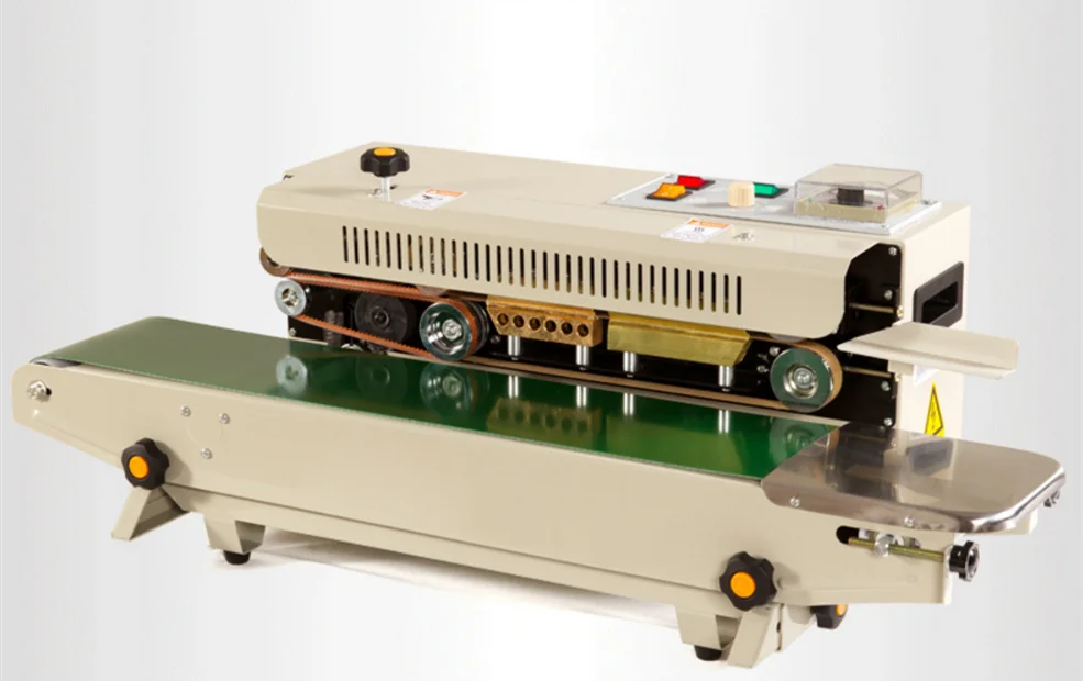 Ice Candy Sealer Plastic Gear Continuous Bag Sachet Sealing Machine