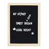Factory Selling MDF DIY Wooden Color Custom Felt Letter Message Board