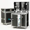 Customized Mobile flight case kitchen fridge case with sink and stuff