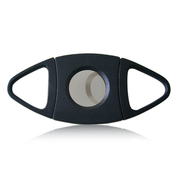 

ABS Plastic+Stainless steel cigar knife Double blades cigar cutter