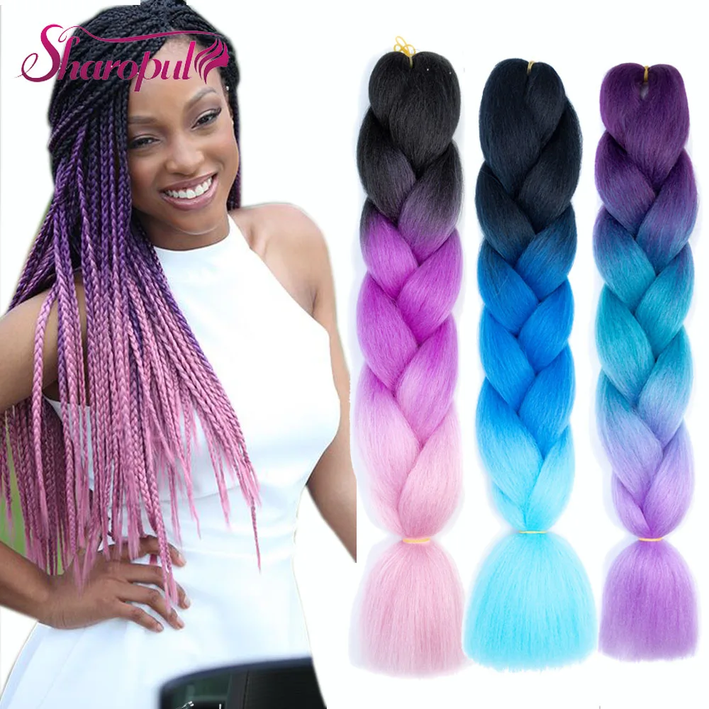 
Ombre Color Jumbo Synthetic Braiding Hair  (60671111171)