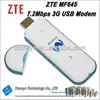 Original Unlock 7.2Mbps ZTE 3G Wireless USB Modem MF645 Support Digital TV