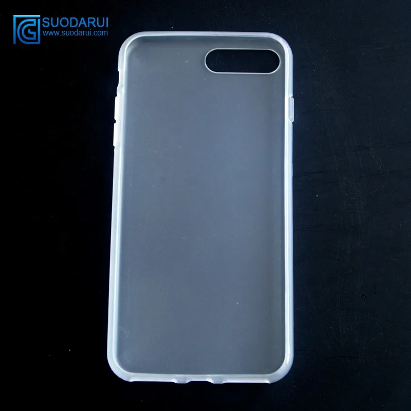 In stock Soft Gel Matte TPU Case For iphone 7 plus silicone cover
