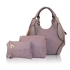 WK004 Spring trend girl stylish main femme de marque cheap price beautiful tassel pu handbag set