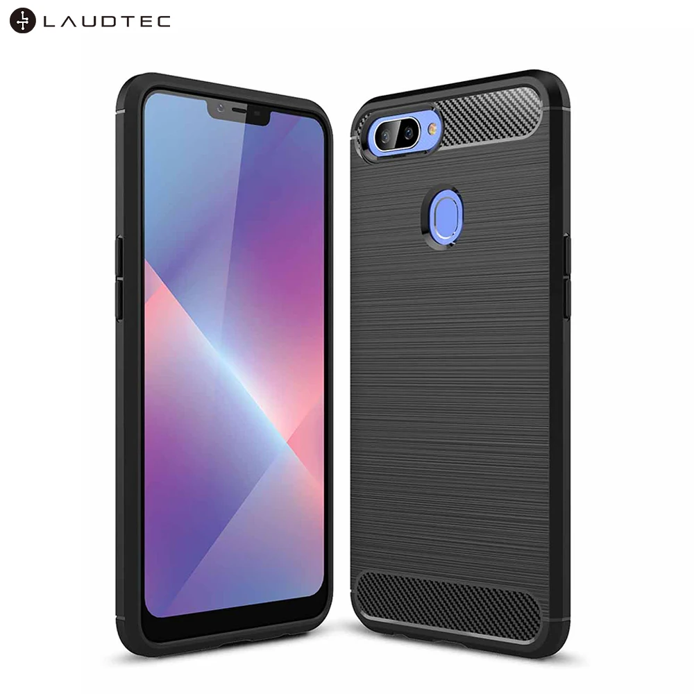 

For Oppo Realme 2 pro Carbon Fiber TPU Case, Black;navy blue;red;grey