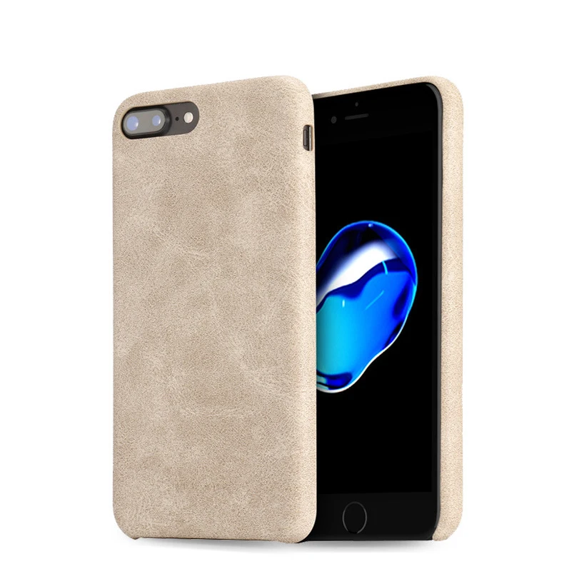 

PU leather back cover case for iphone x xr xs max, ultra slim thin PU leather phone case for iphone 6 7 8 plus, 4 colors