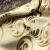 jacquard curtain fabric chenille stripe 100 polyester
