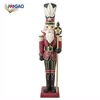 Handpainted soldier wholesale custom indoor outdoor Christmas craft polyresin soldier resin craft nutcracker statues