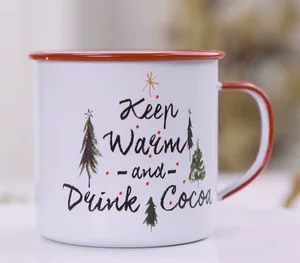 Image of cheap enamel mug Coffee Mug With Handle