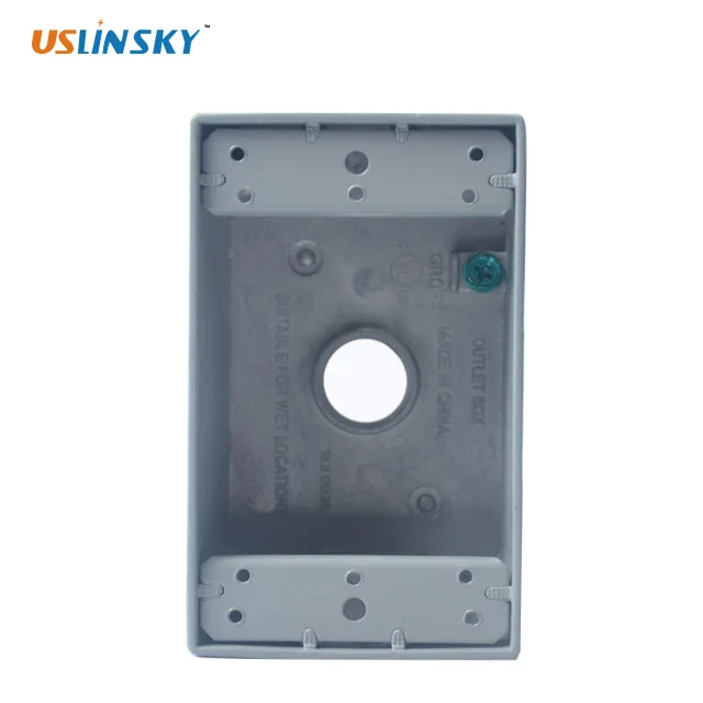 Aluminium Electric Junction Box 4out Let Holes 1/2"hole 18.3cubic Inch
