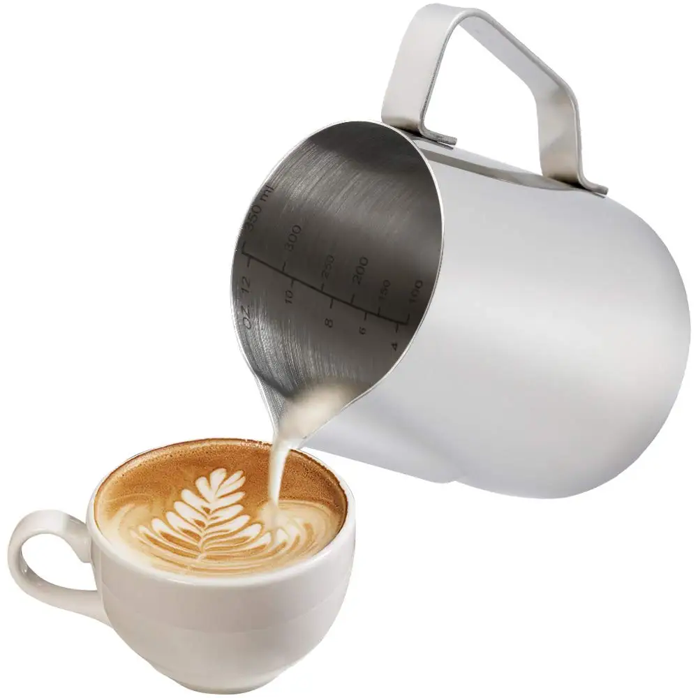 

Top quality 600ml stainless steel milk pitcher milk jug