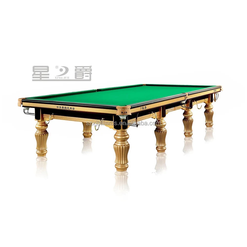 

XingJue Factory 12ft Professional Snooker Pool Table Manufacturer