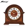 Beautiful Home Decoration Wooden Quartz Mantel Table Clock
