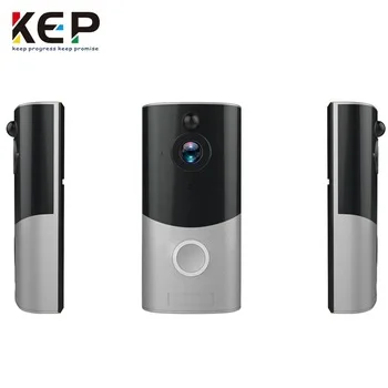 

Vpai 1080P HD Smart WIFI Doorbell Video communication, Bkack+white