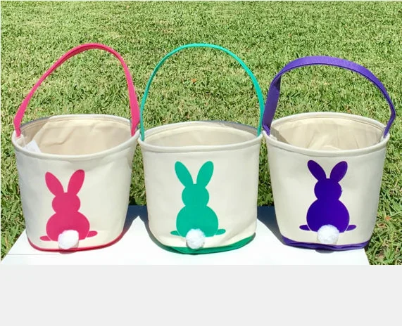 Easter Bucket Embroidery Blanks