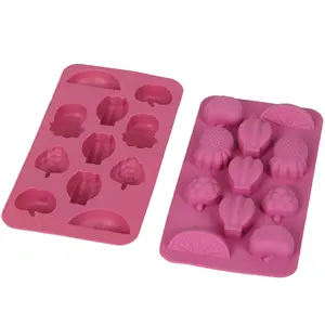 Image of China Silicone Manufacturer With LFGB, FDA Approved Fancy DIY Mold Starfish Silicone Ice Cube Tray For Children