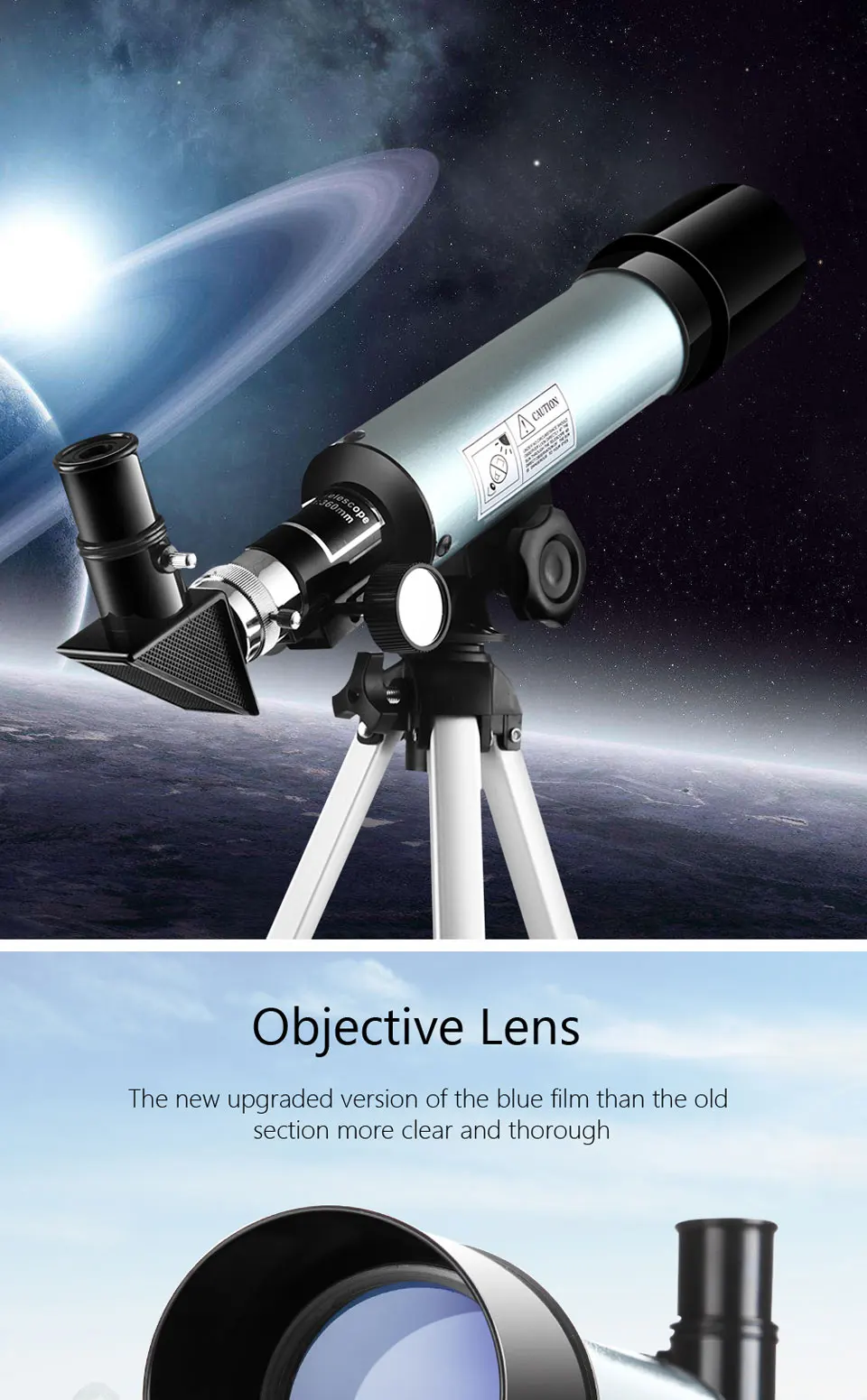 High quality F36050M astronomical telescope, wholesale astronomical telescope,telescope mirror astronomical + tripod