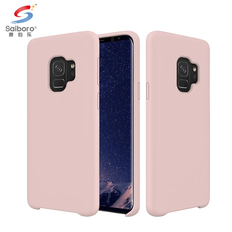 

Saiboro Manufacturer custom Silky texture liquid silicone cover for samsung galaxy s9 case, Multi-color;can be customized