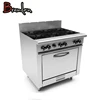 cooking equipment 6-burner gas range with gas oven