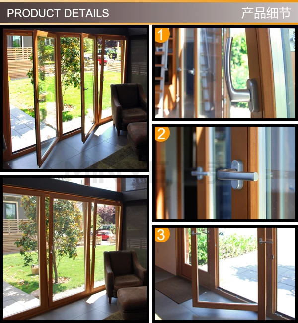 Puerta De Seguridad De Aluminio Con Doble Acristalamiento,Diseño De