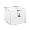 Laser Cutting design clear pmma ballot/comments boxes wholesale