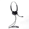 Noise cancelling Binaural Call center headset telephone headset with PLT QD for call center or telemarketing
