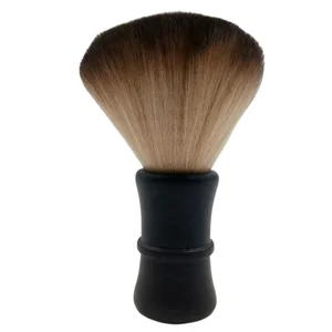 2018 fashion wooden handle and bristle head Neck brush barber powder brush hairdressing neck clean makeup brush