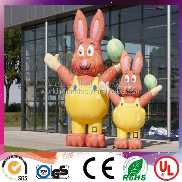 exhibition advertising Inflatable easter bunnies