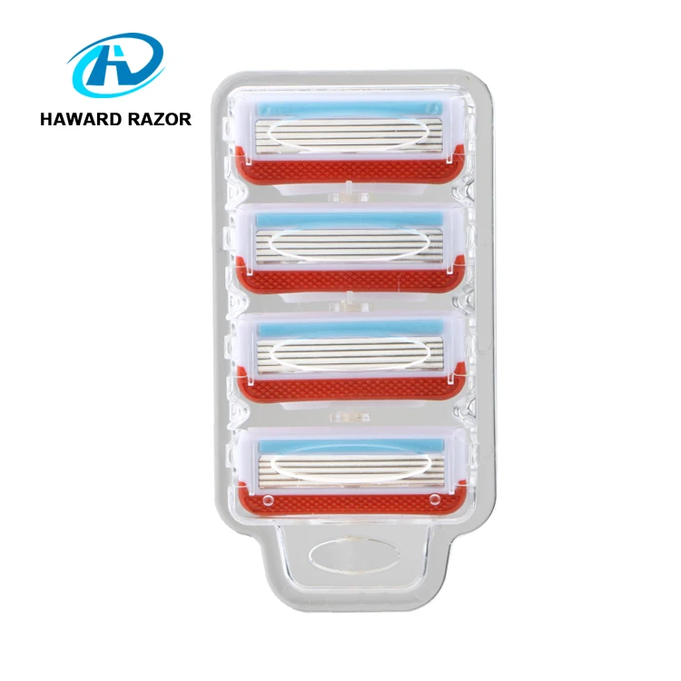 

D956L-4C shaving women razor with refills replacement razor head, Requests
