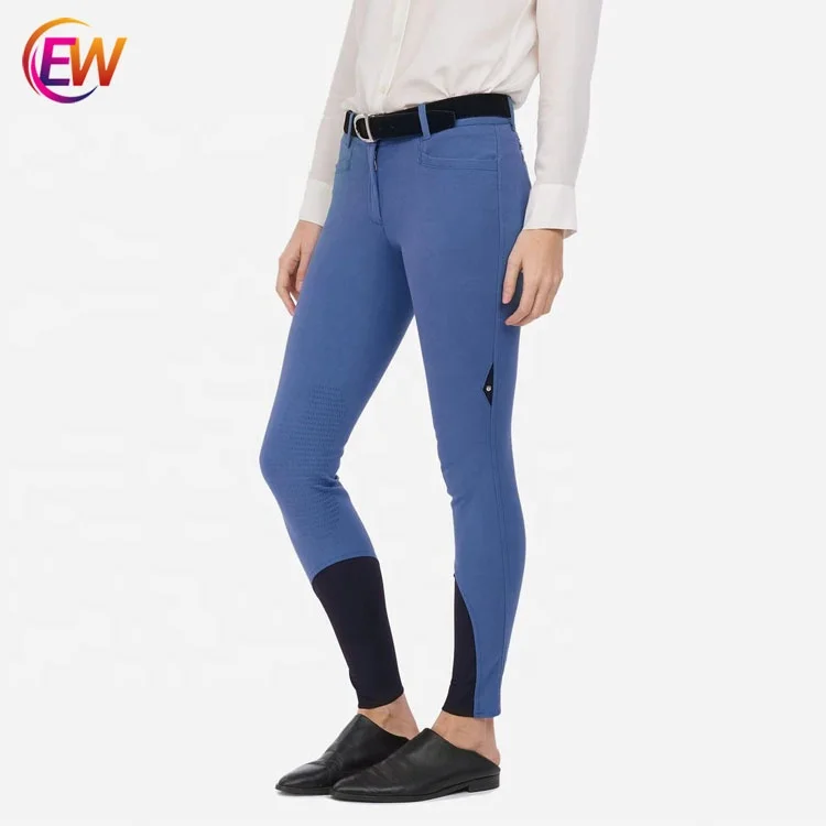 EW Horse Women Active Silicone Grip Full Seat Horse Riding Clothing Tights 