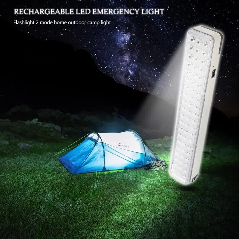 Portable 60LED Emergency Light Rechargeable Flashlight 30 LED Emergency Lamp