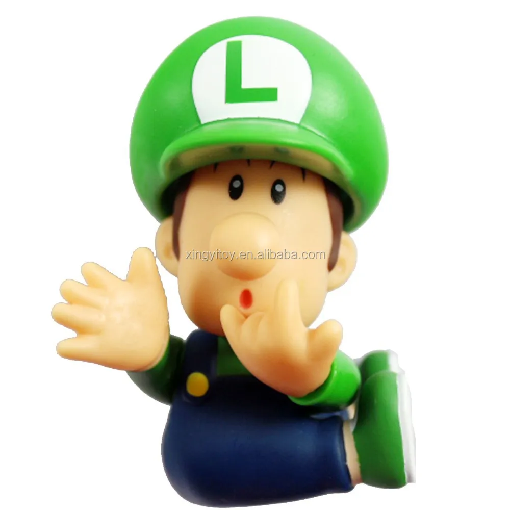 Super Mario Bros Mini Action Figures, Luigi, Yoshi, Sapo Bowser