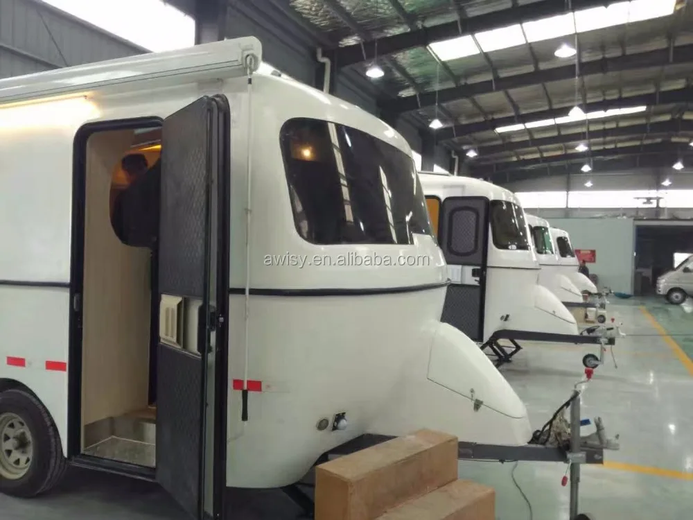 
2018 Latest edition mini travel towable RV caravan and camper trailer for sale 