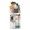 Acrylic Makeup Organizer 360-Degree Rotating Cosmetic Organizer Adjustable Cosmetic Storage Box, Fits for Cosmetics, Brushes