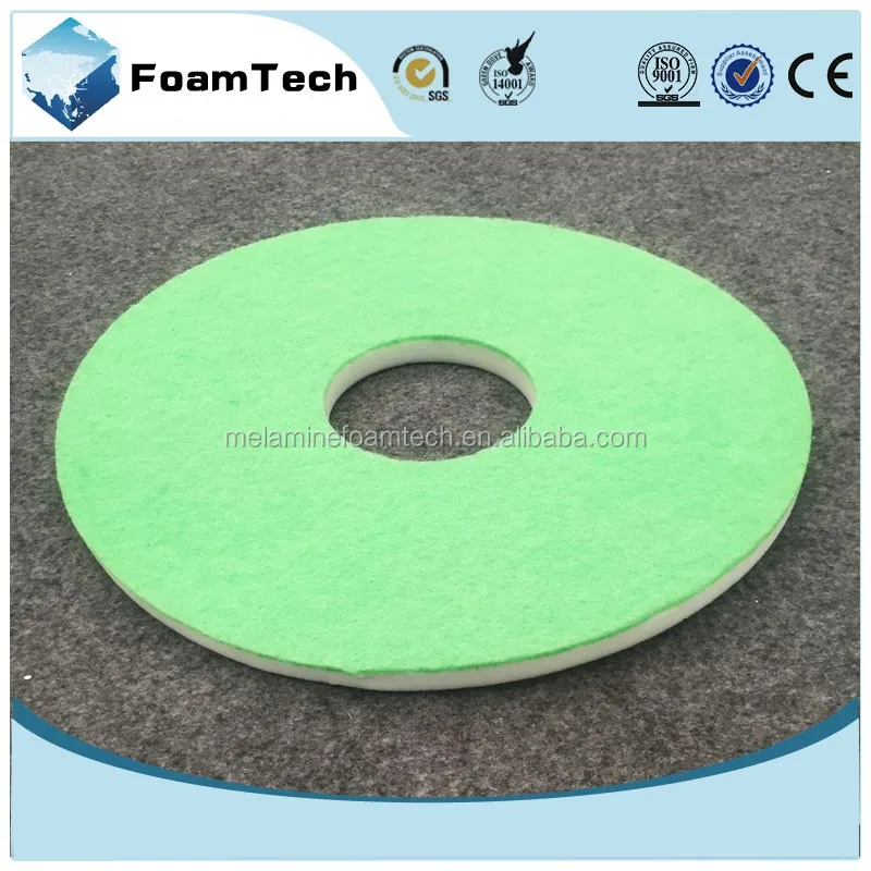 917'' Melamine Foam Round Cleaning Pads For Floor Cleaning Machine