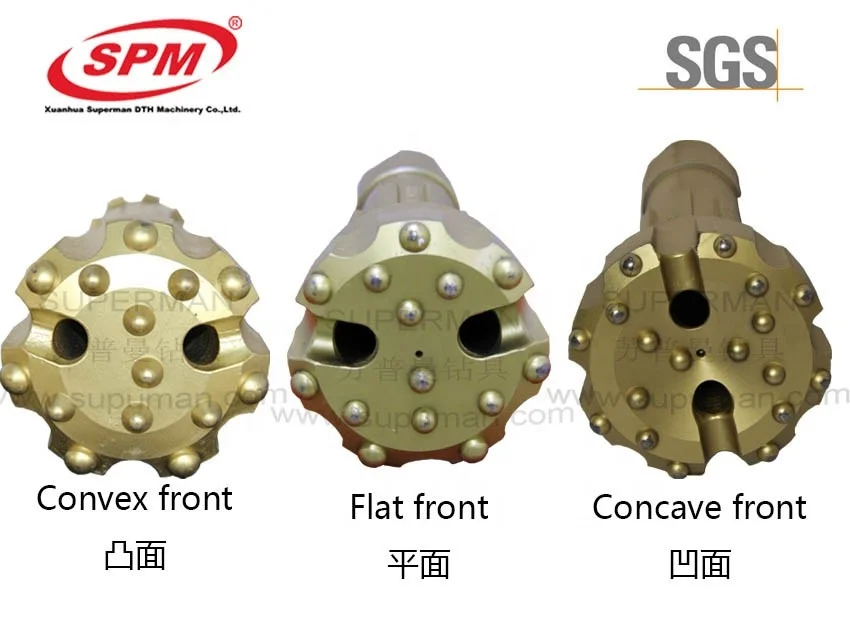 
SPM360 165mm 178mm borehole DTH oil drilling bits tools for DHD360 High air pressure rock dth hammer button bits and bits 